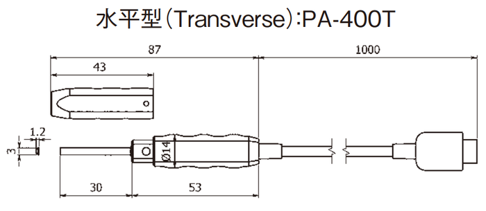 PA-400T Probe for GV-400T               